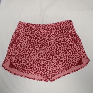 Lined leporad running shorts